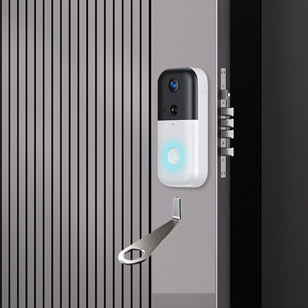 Smart Home Cctv - Llave plateada para timbre de video