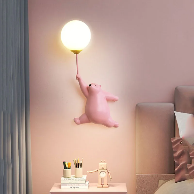 Smart Baby Night Light - Aplique LED de oso Polar de