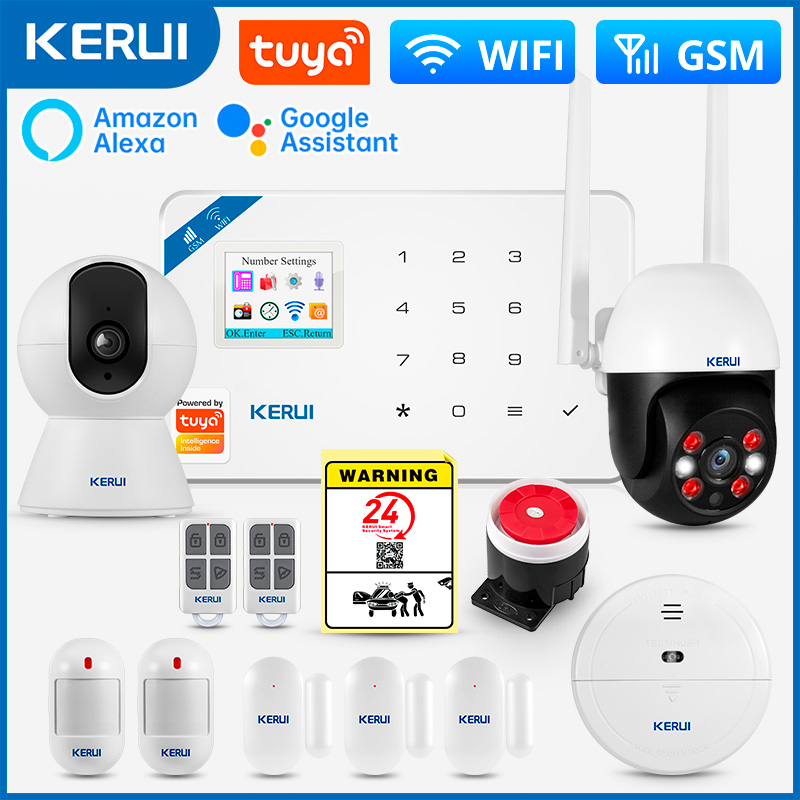 Smart Home Cctv - KERUI-sistema de alarma W181, seguridad para