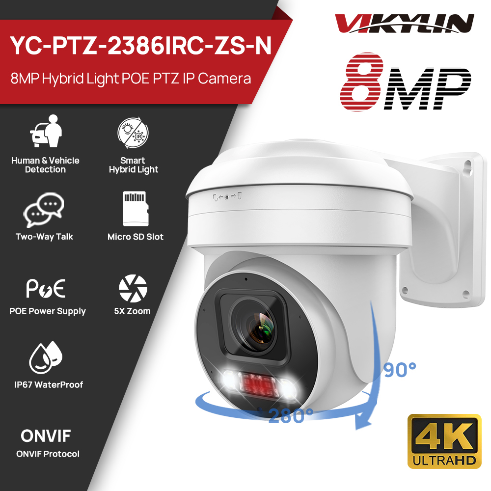 Smart Home Microsoft - Cámara de Seguridad IP Vikylin PTZ