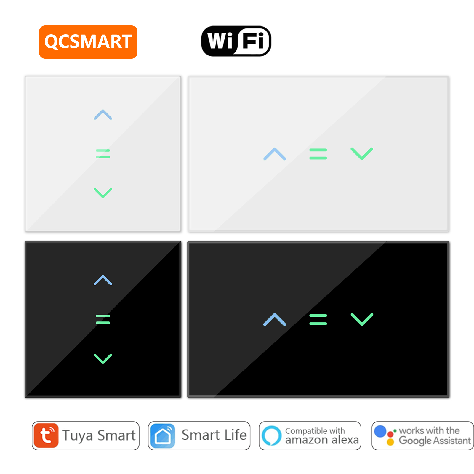 Smart Home Blinds - QCSMART persianas enrollables interruptor de cortina
