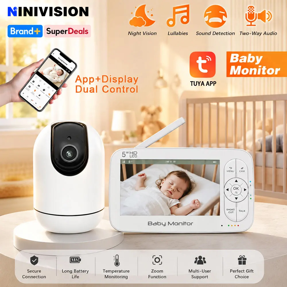 Smart Baby Night Light - Monitor Inteligente WiFi para Bebés con
