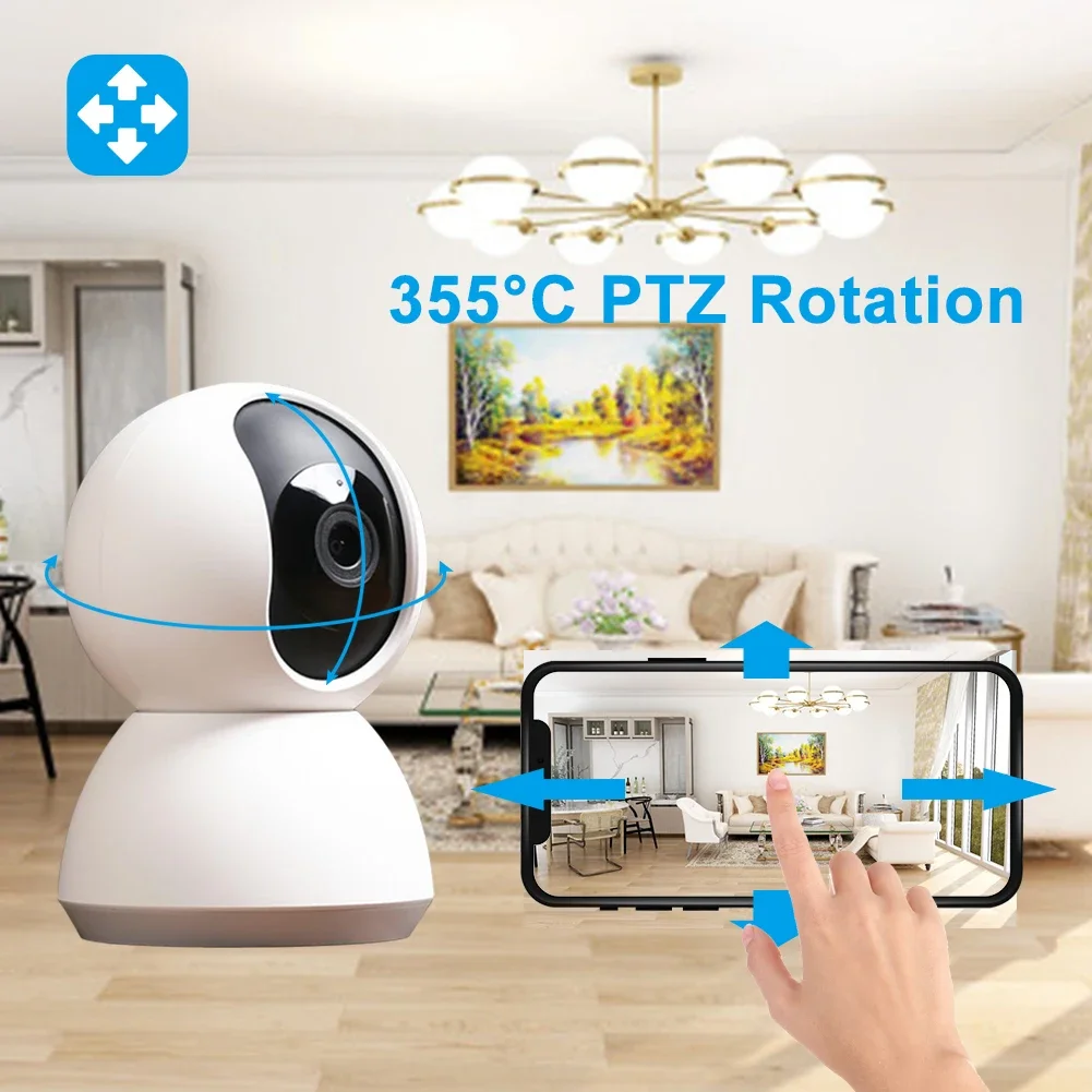 Smart Baby Night Light - Cámara interior inteligente Tuya de 400W,