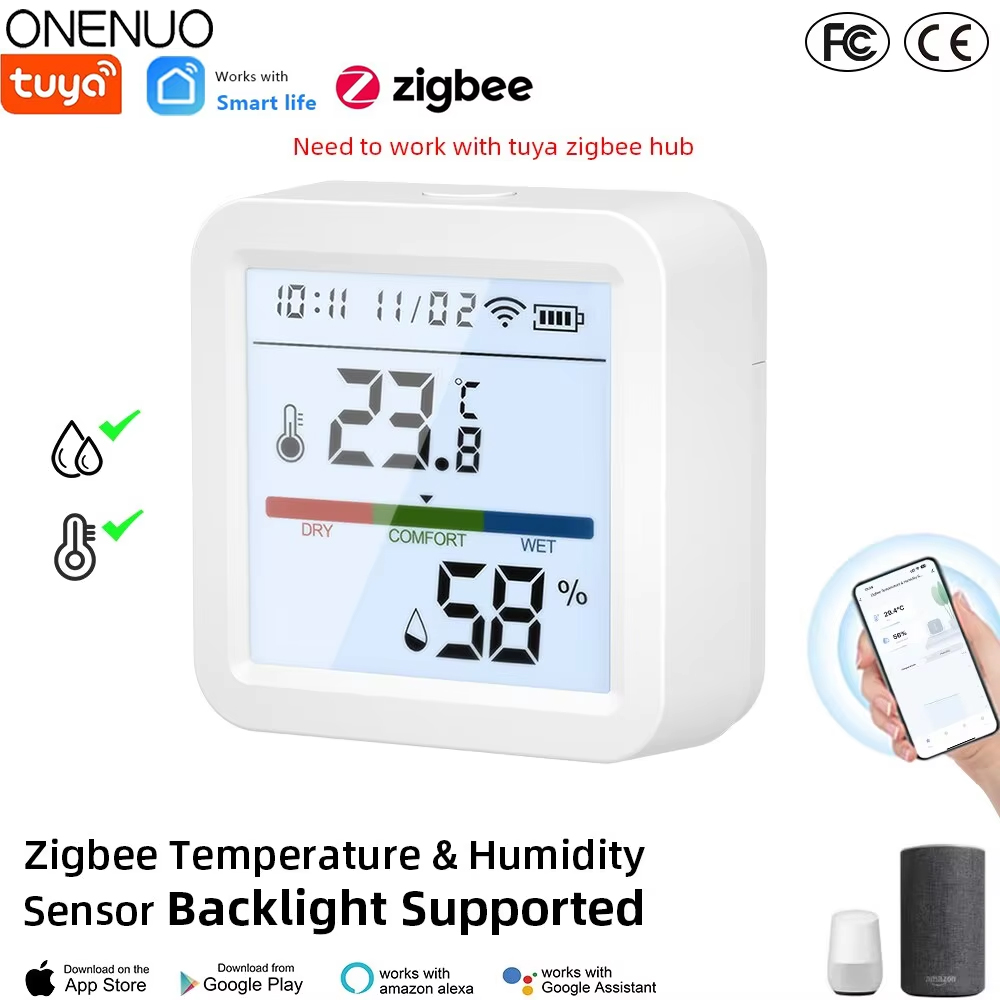 Smart Home Zentrale - Tuya ZigBee Sensor de temperatura y