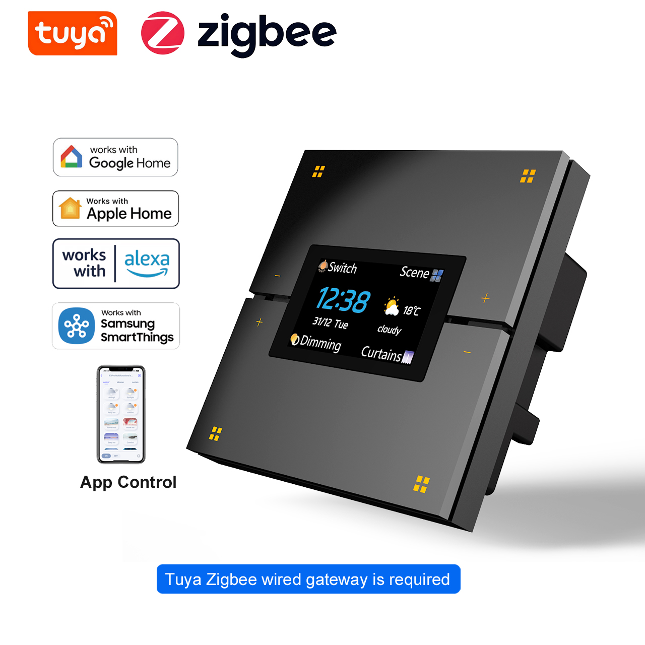 Smart Home Lighting Control - Interruptor de Luz Inteligente Tuya M9