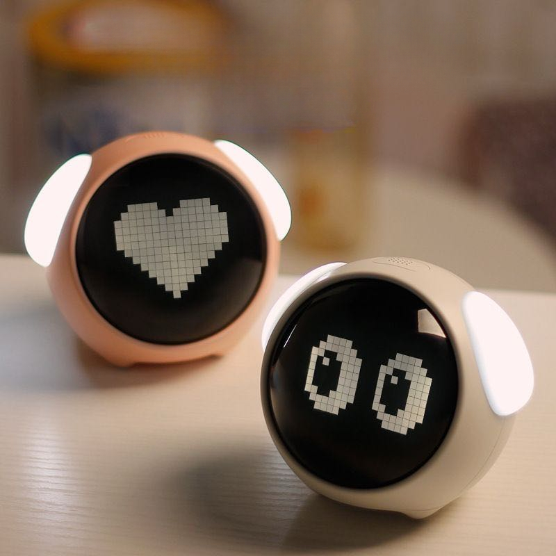 Smart Baby Night Light - Reloj Despertador con Expresiones Divertidas, Función