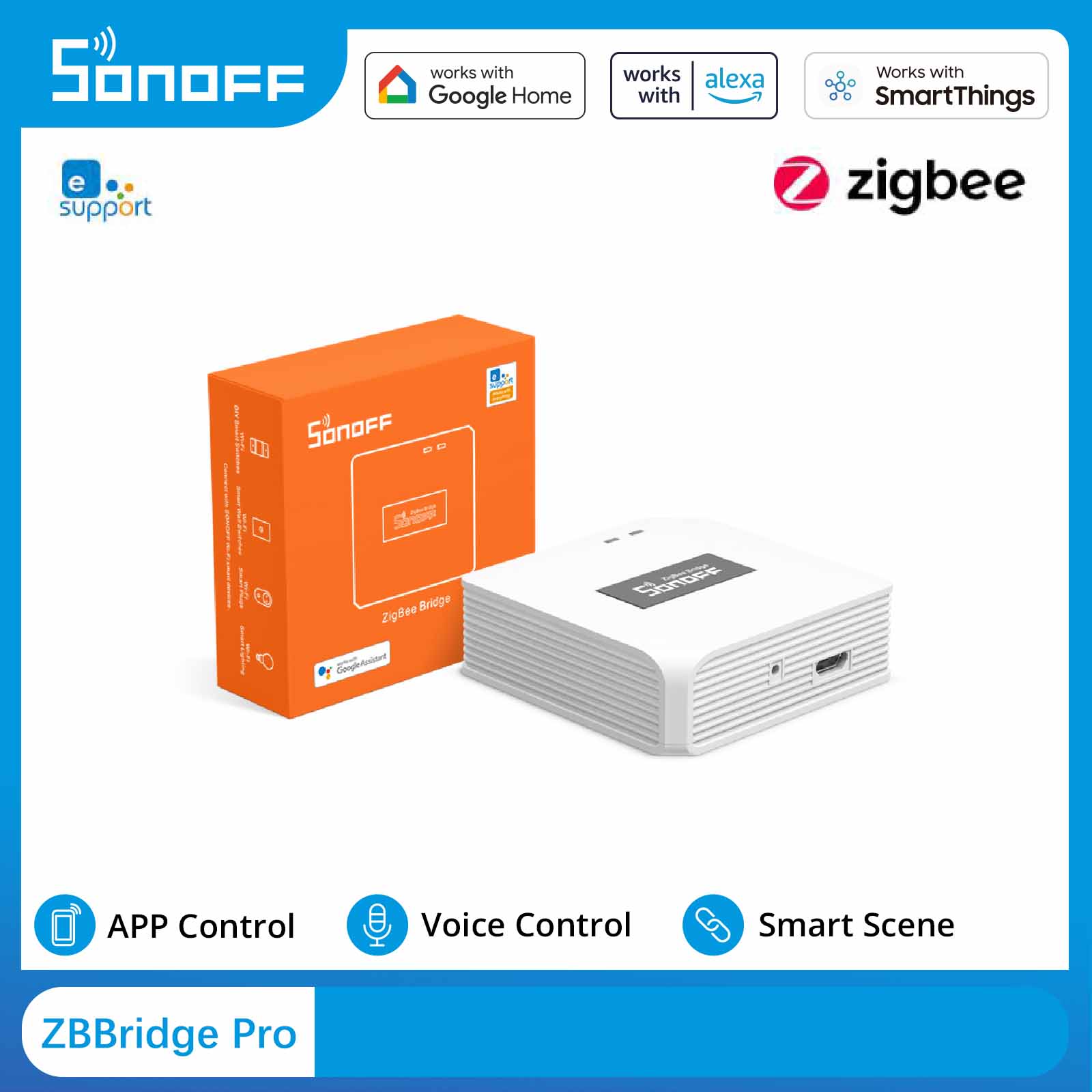 Smart Home Zentrale - SONOFF ZBBridge-P, Gateway ZigBee, Conecta Dispositivos
