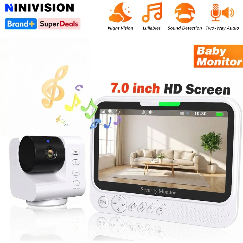 Smart Baby Night Light - Monitor Inteligente para Bebés con Pantalla