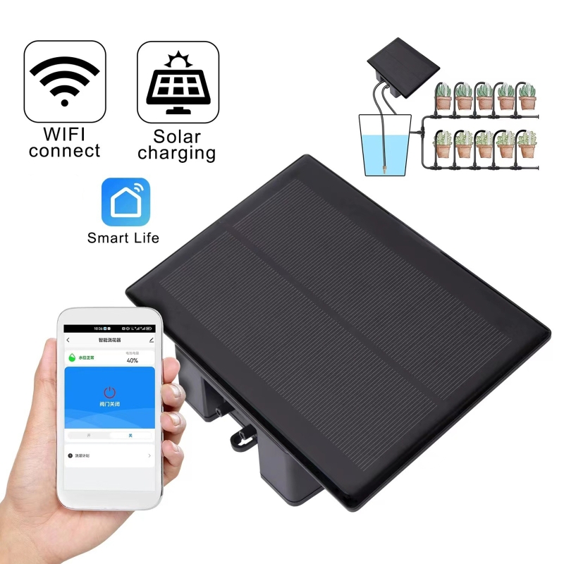 Smart Home Kits - Kit de riego automático Solar WIFI,