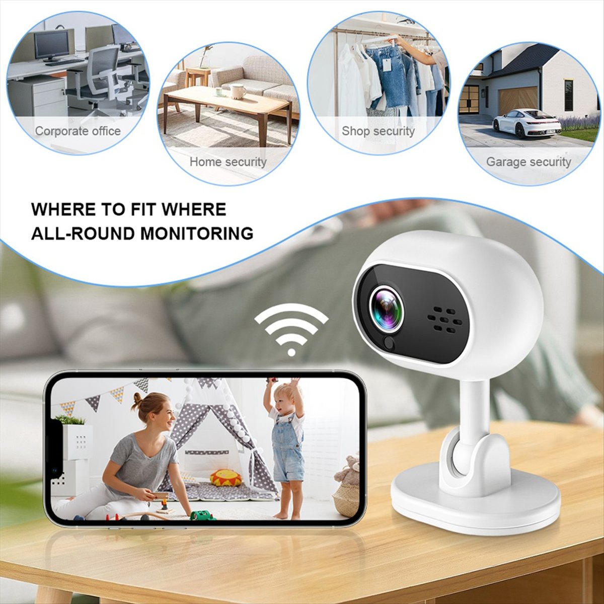 Mini Cámara IP Inteligente Wif - Smart Home Cctv reseña y precio