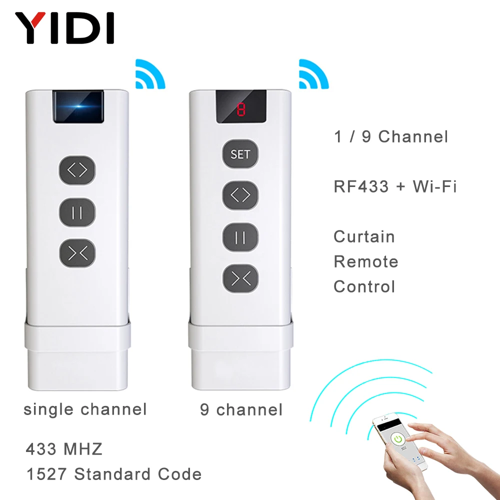 Mando a distancia RF433 de 9/1 - Smart Home Blinds reseña y precio