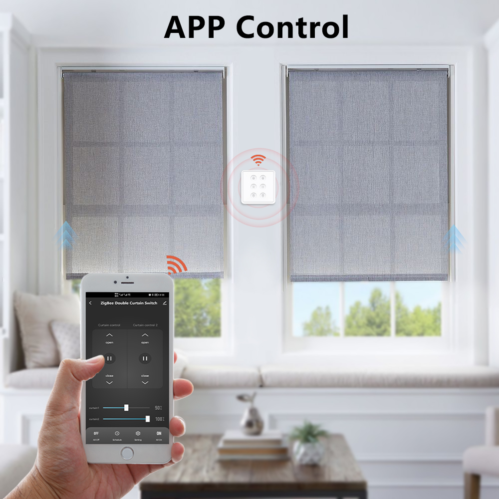 Interruptor de Cortinas Dobles - Smart Home Blinds reseña y precio