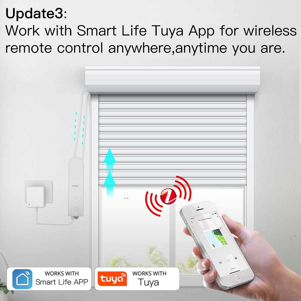 Motor Inteligente MOES ZigBee  - Smart Home Blinds reseña y precio