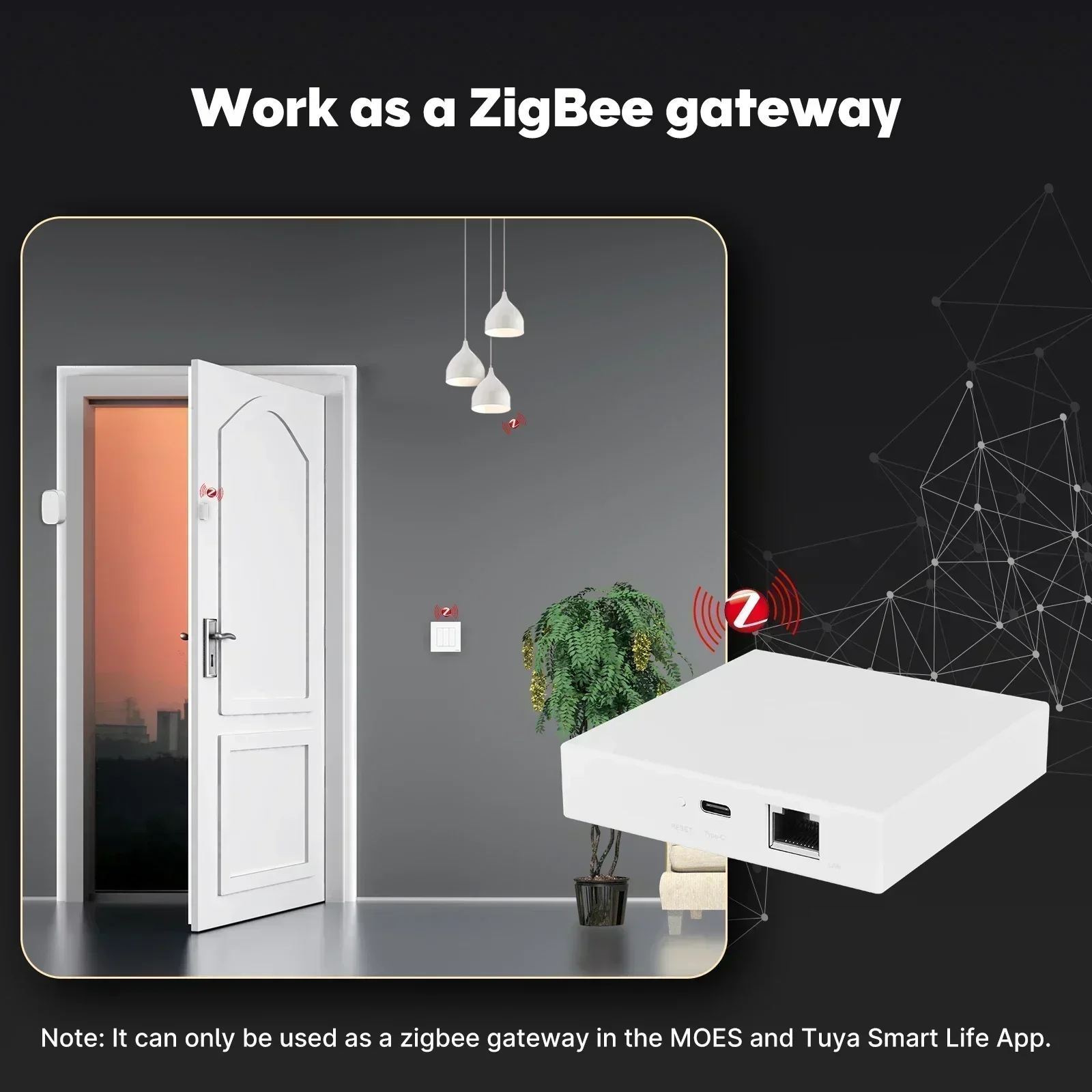 MOES Tuya Zigbee Matter Thread - Smart Home Zentrale reseña y precio