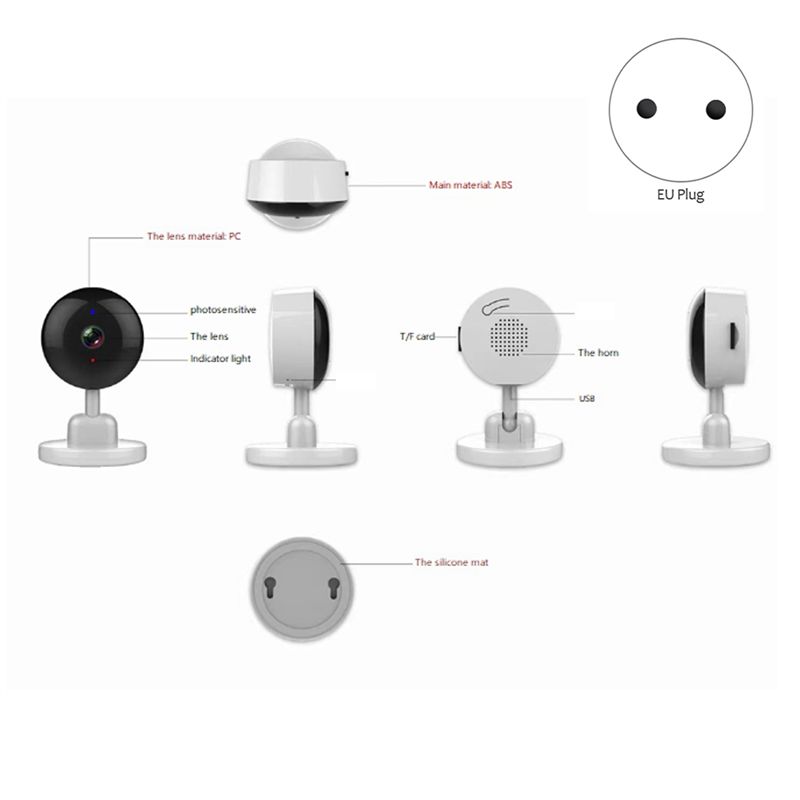 Cámara Wifi Tuya Esencial para - Smart Home Cctv reseña y precio