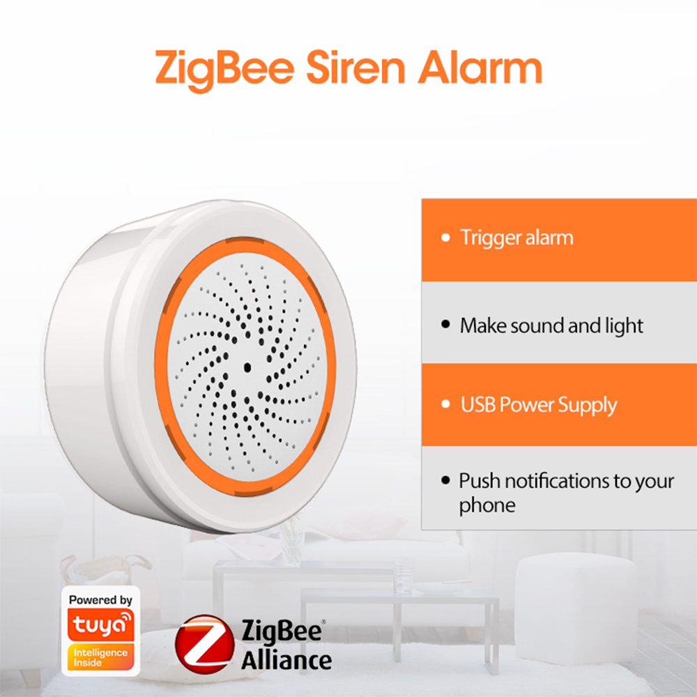 Coolcam-alarma de sirena intel - Smart Home Zentrale reseña y precio