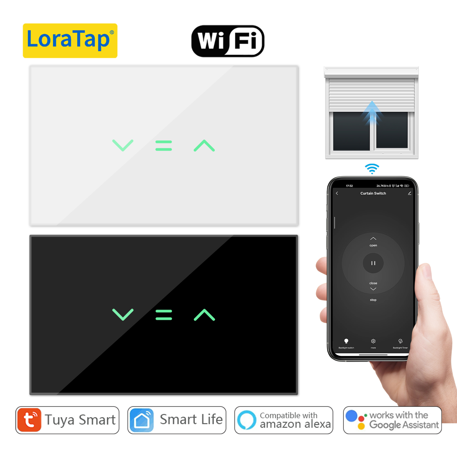 LoraTap-persiana enrollable co - Smart Home Blinds reseña y precio