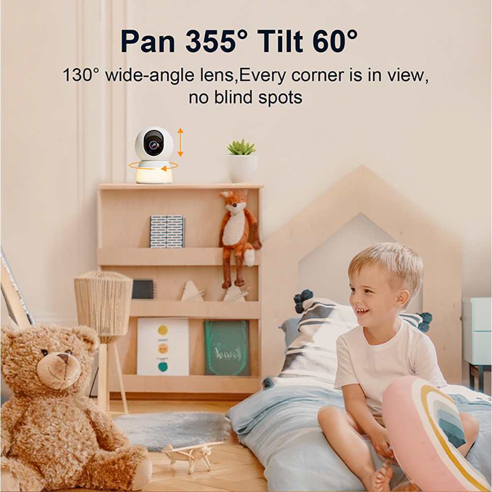 Cámara WIFI de 3MP y 5G con lu - Smart Baby Night Light reseña y precio