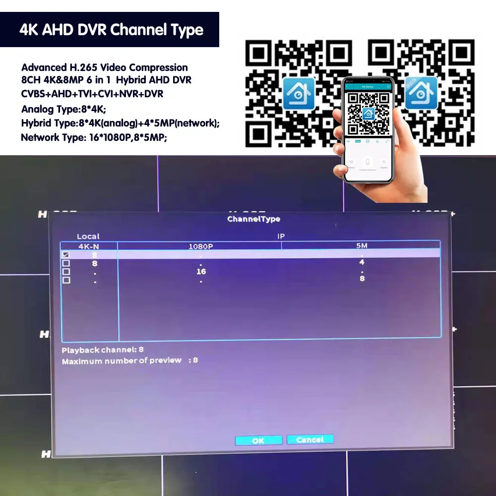 Xmeye 4K 8MP seguridad CCTV DV - Smart Home Microsoft reseña y precio