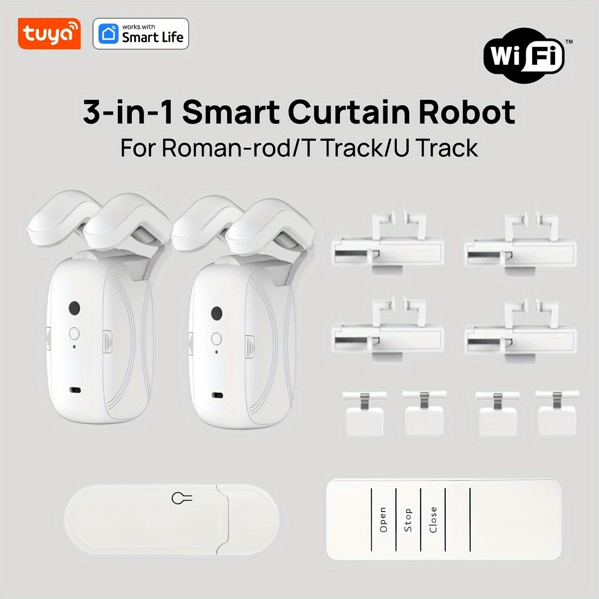 1/2 Unidades Robot Cortina Int - Smart Home Blinds reseña y precio