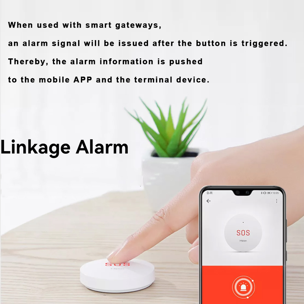 Zigbee-botón de emergencia Tuy - Smart Home Zentrale reseña y precio