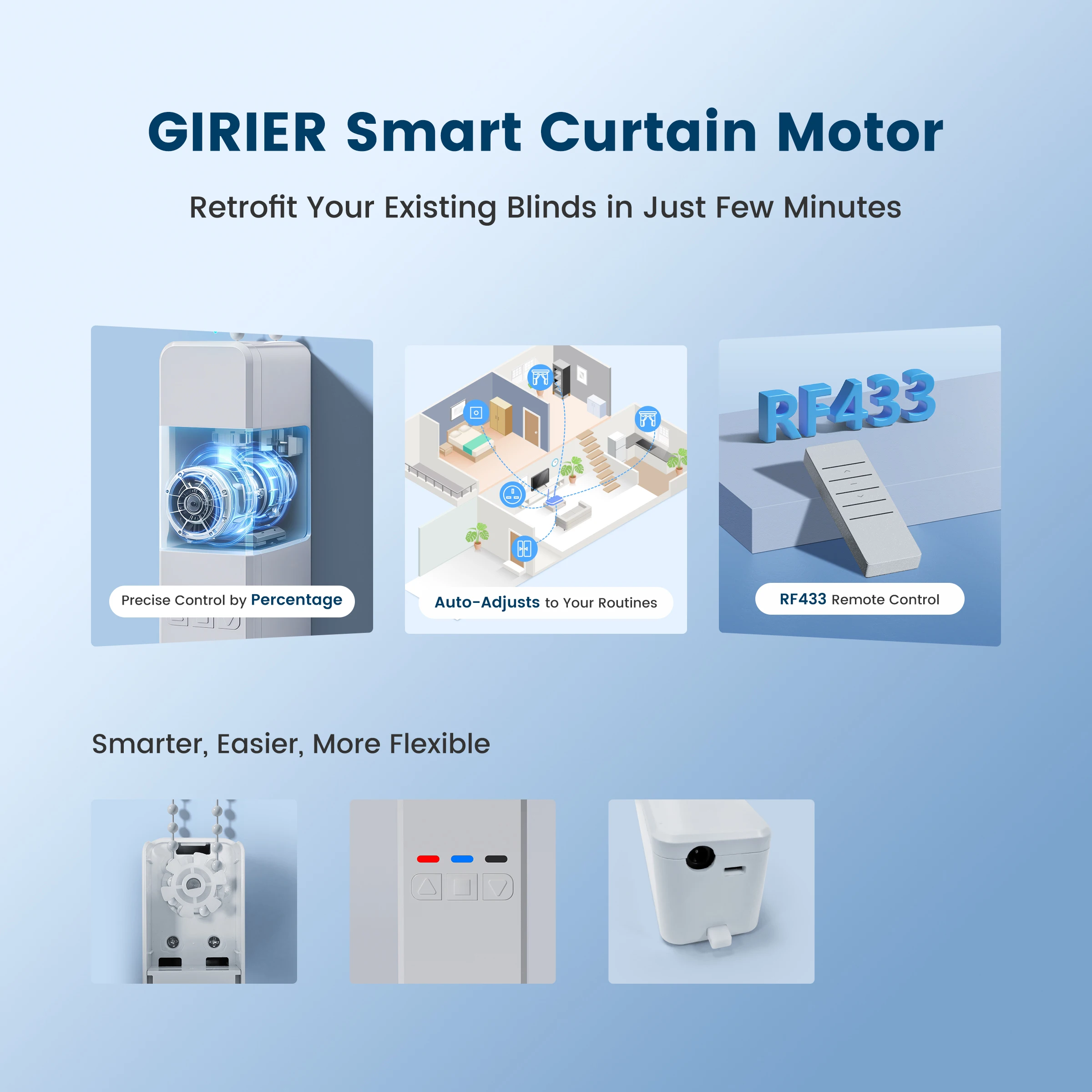 Motor Inteligente para Cortina - Smart Home Blinds reseña y precio