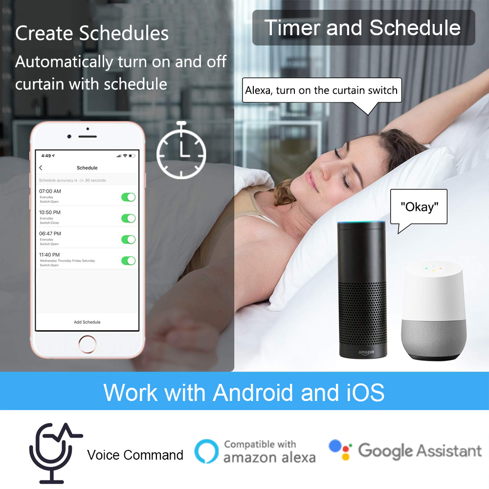 Módulo de interruptor de corti - Smart Home Blinds reseña y precio