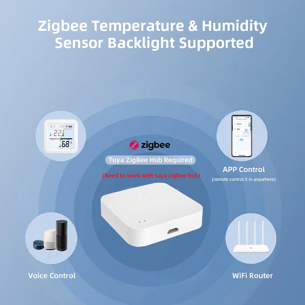 Tuya ZigBee Sensor de temperat - Smart Home Zentrale reseña y precio