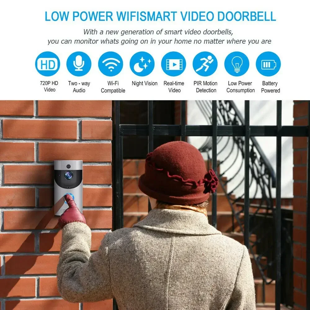 Timbre inalámbrico WIFI para e - Smart Home Cctv reseña y precio