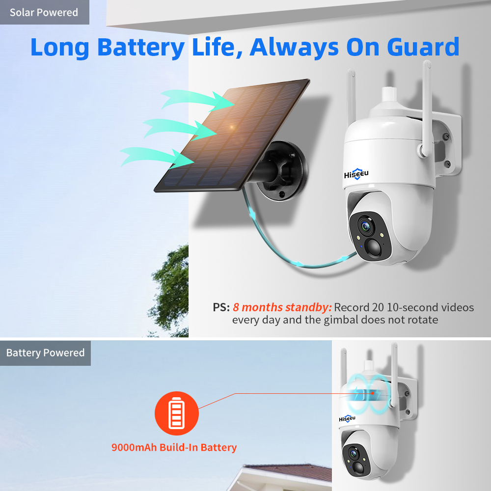 Hiseeu 3MP Cloud AI WiFi Video - Smart Home Cctv reseña y precio