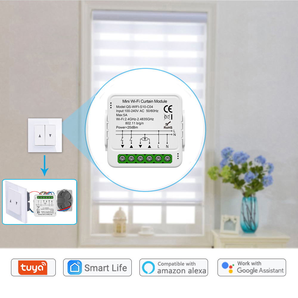 Módulo de interruptor de corti - Smart Home Blinds reseña y precio